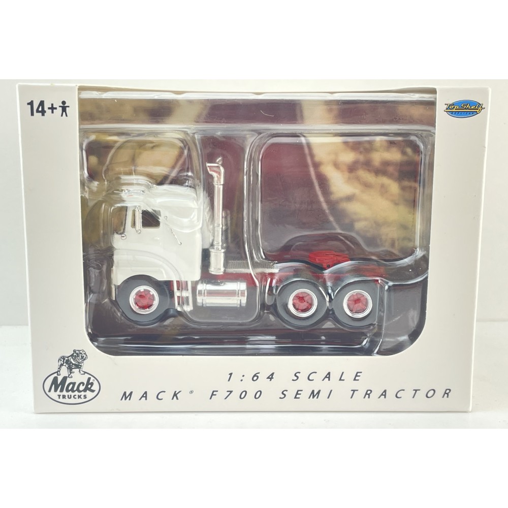 Top Shelf - 1962 Mack F700 6x4 Prime Mover Truck White Diecast - Scale 1:64