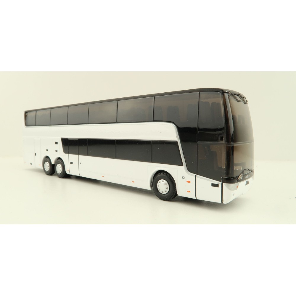 Holland Oto - Van Hool Astromega TX Double Decker Bus White - Scale 1:87