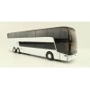Holland Oto - Van Hool Astromega TX Double Decker Bus White - Scale 1:87