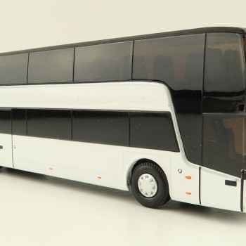 Holland Oto - Van Hool Astromega TX Double Decker Bus White - Scale 1:87