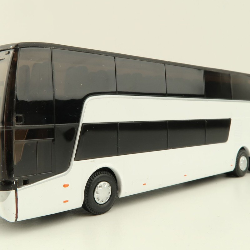 Holland Oto - Van Hool Astromega TX Double Decker Bus White - Scale 1:87