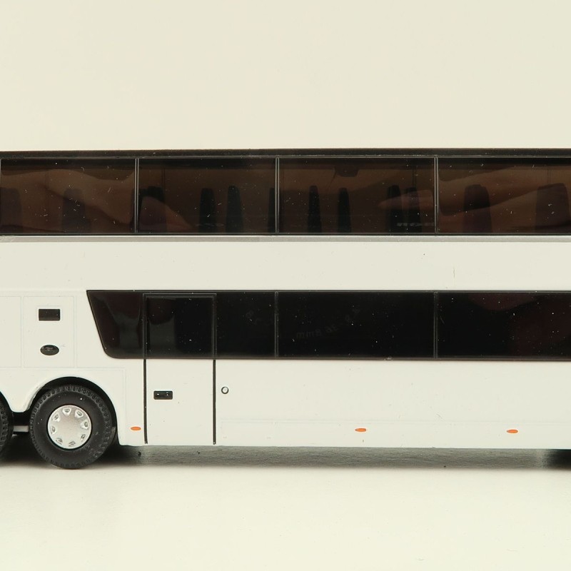 Holland Oto - Van Hool Astromega TX Double Decker Bus White - Scale 1:87