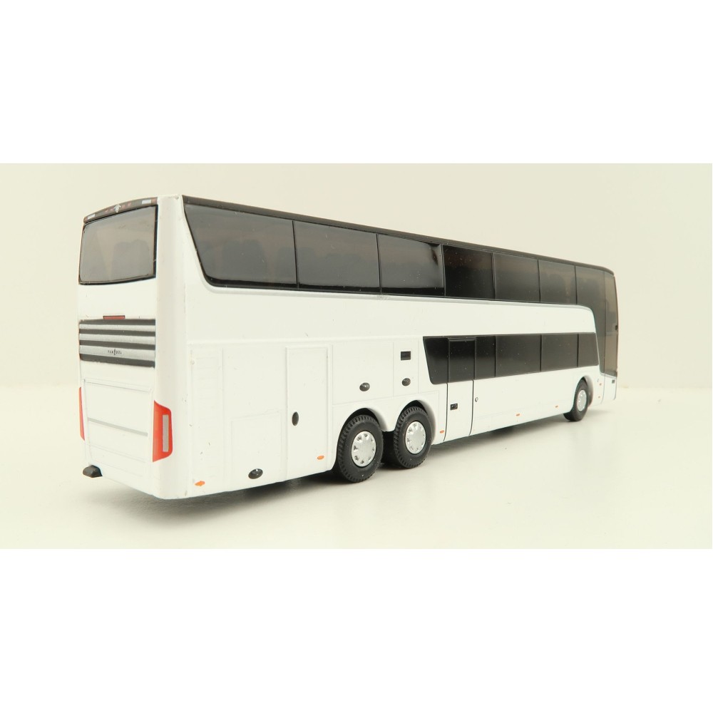 Holland Oto - Van Hool Astromega TX Double Decker Bus White - Scale 1:87