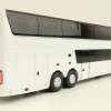 Holland Oto - Van Hool Astromega TX Double Decker Bus White - Scale 1:87