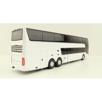 Holland Oto - Van Hool Astromega TX Double Decker Bus White - Scale 1:87