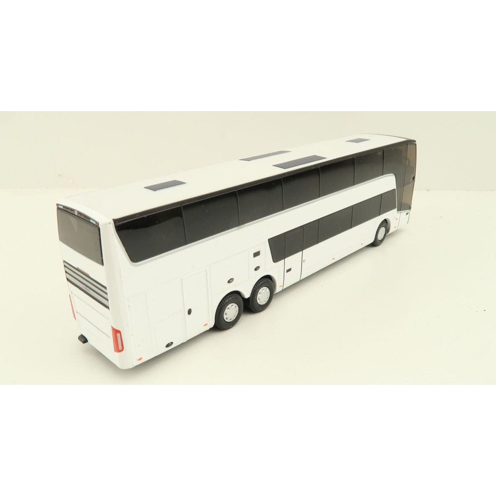 Holland Oto - Van Hool Astromega TX Double Decker Bus White - Scale 1:87