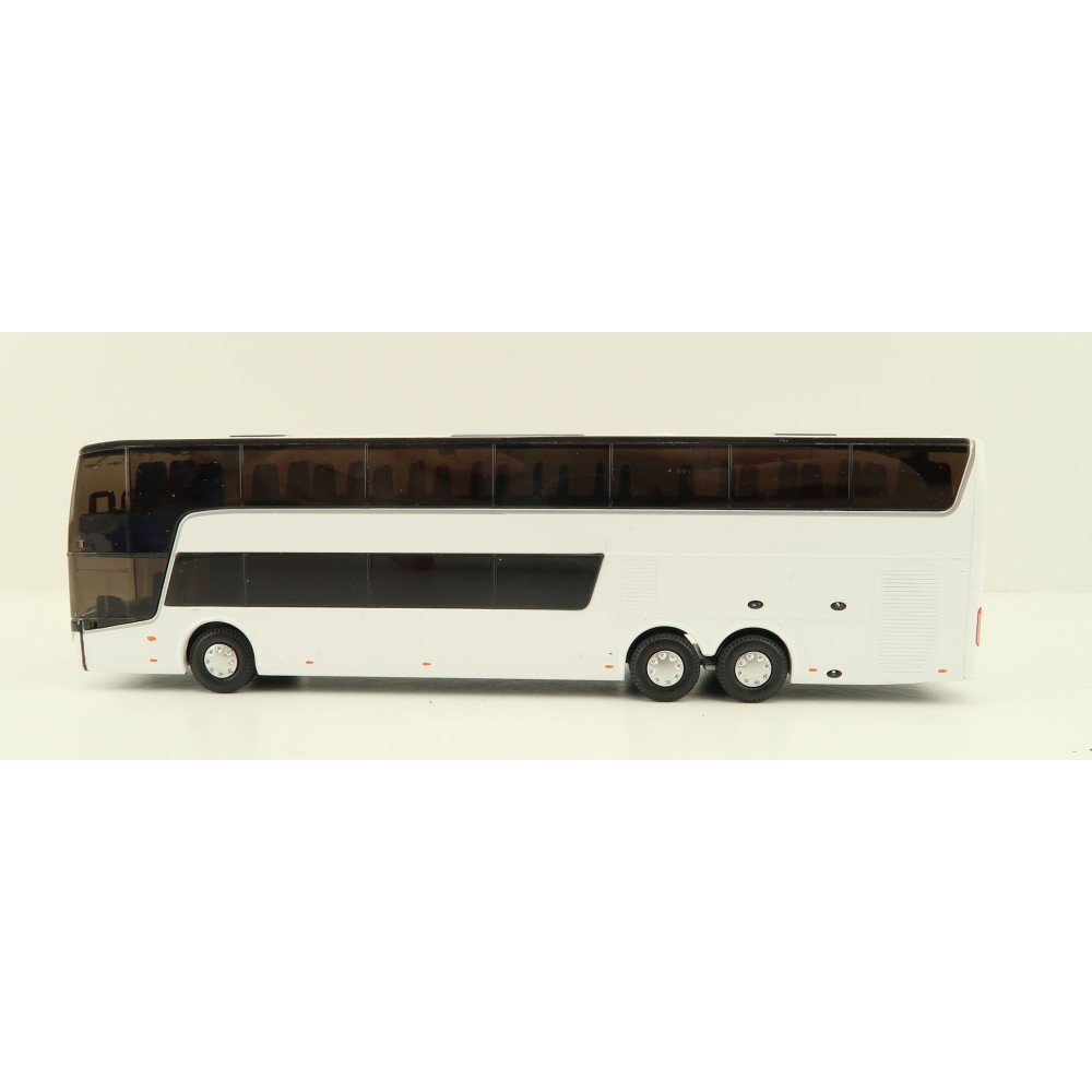 Holland Oto - Van Hool Astromega TX Double Decker Bus White - Scale 1:87