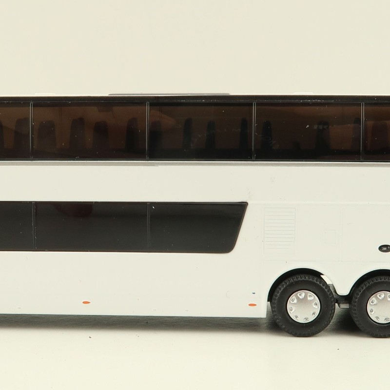 Holland Oto - Van Hool Astromega TX Double Decker Bus White - Scale 1:87