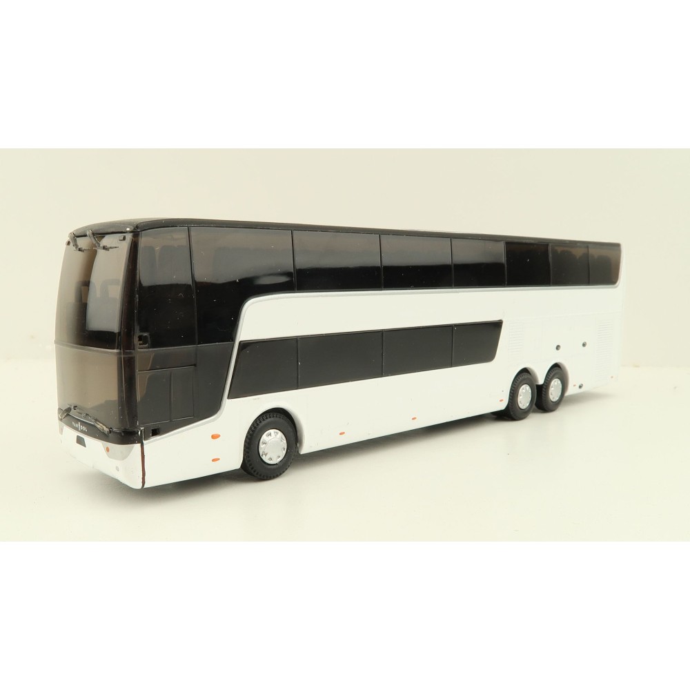 Holland Oto - Van Hool Astromega TX Double Decker Bus White - Scale 1:87