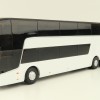 Holland Oto - Van Hool Astromega TX Double Decker Bus White - Scale 1:87