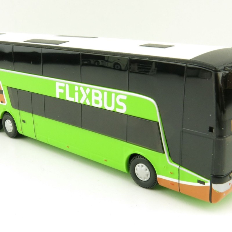 Holland Oto - Van Hool Astromega TX – Flixbus München Double Decker Bus - Scale 1:87