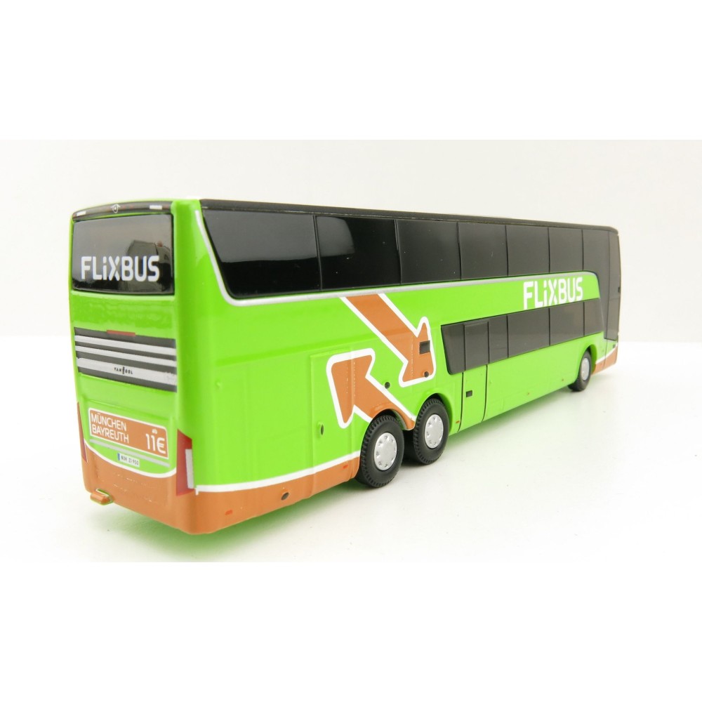 Holland Oto - Van Hool Astromega TX – Flixbus München Double Decker Bus - Scale 1:87