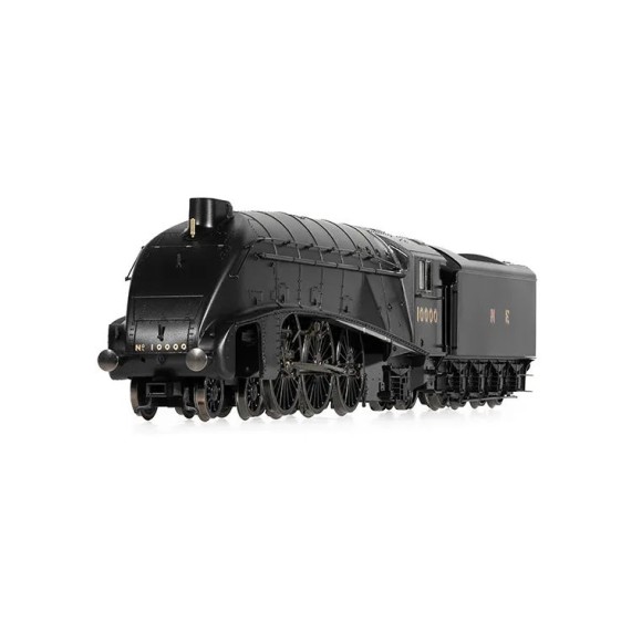 Hornby R30124 LNER W1 Class Hush Hush Streamlined 4-6-4 Steam Locomotive 10000  - Era 4