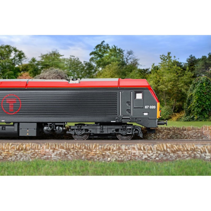 Hornby R30161 Transport for Wales Class 67 Bo-Bo 67025 Diesel Loco Era 11 OO Scale