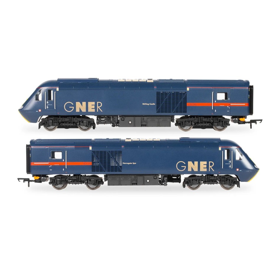 Hornby R30343 GNER Class 43 HST Diesel Power Cars Bo-Bo Train Pack - Era 9 DCC Ready OO Scale