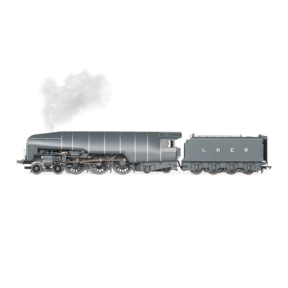 Hornby R30352SS LNER W1 Class Hush Hush 4-6-4 Locomotive 10000 With Steam Generator Era 3