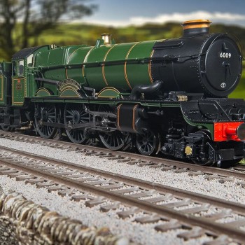 Hornby R30364 BR 6000 King Class 4-6-0 6009 King Charles II Steam Locomotive - Era 5