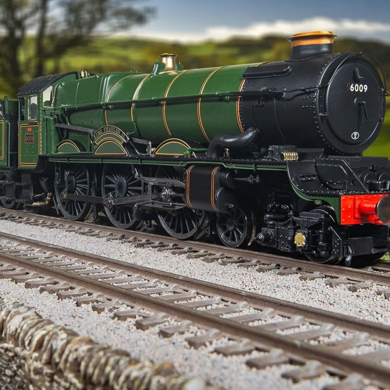 Hornby R30364 BR 6000 King Class 4-6-0 6009 King Charles II Steam Locomotive - Era 5