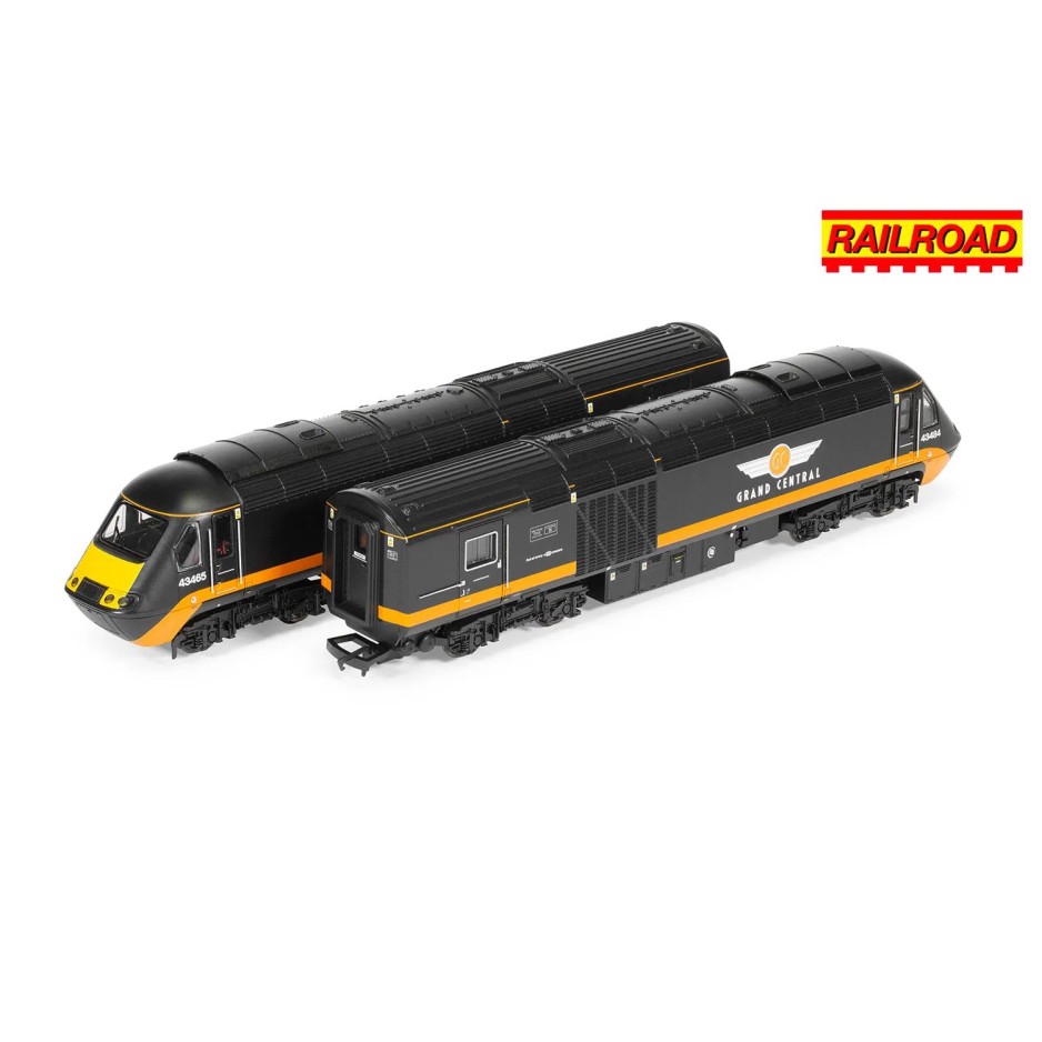 Hornby R30375 RailRoad Plus Grand Central Class 43 HST Train Pack - Era 11 OO Scale 