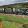 Hornby R30376 RailRoad GWR Class 1000 County of Merioneth Steam Loco with 2 Coaches Train Pack - Era 3