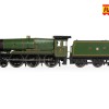 Hornby R30376 RailRoad GWR Class 1000 County of Merioneth Steam Loco with 2 Coaches Train Pack - Era 3