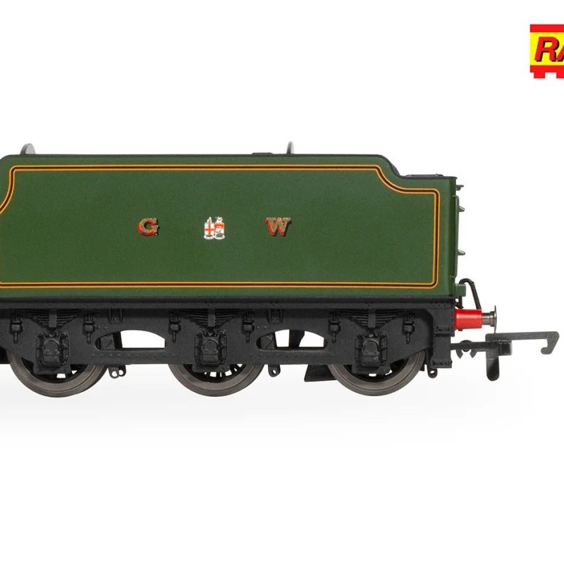 Hornby R30376 RailRoad GWR Class 1000 County of Merioneth Steam Loco with 2 Coaches Train Pack - Era 3