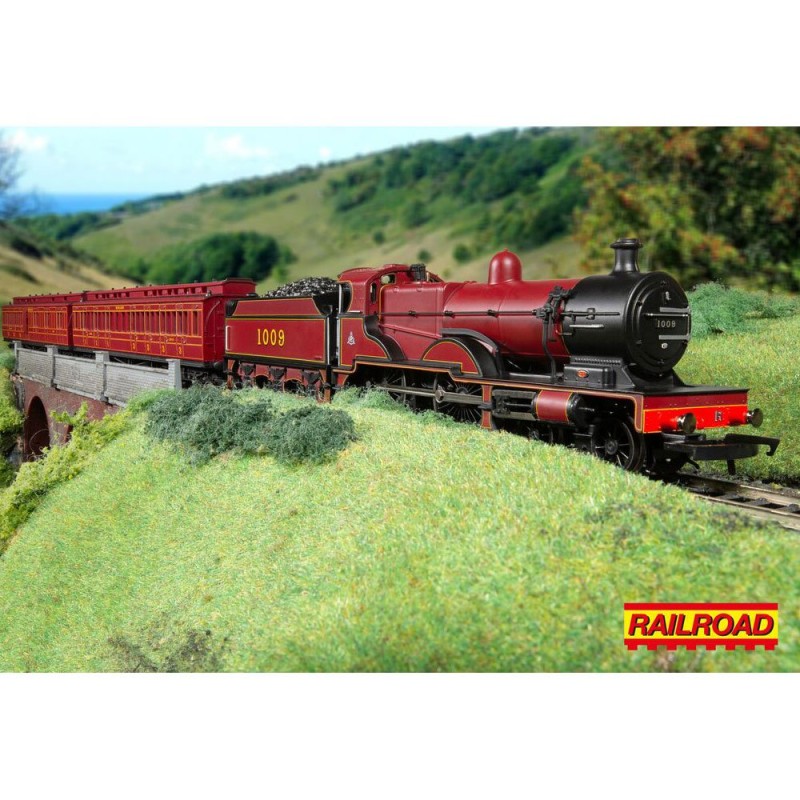Hornby R30377 RailRoad: Midland Railway - Class 4P Compound - 1009 - Train Pack OO Scale