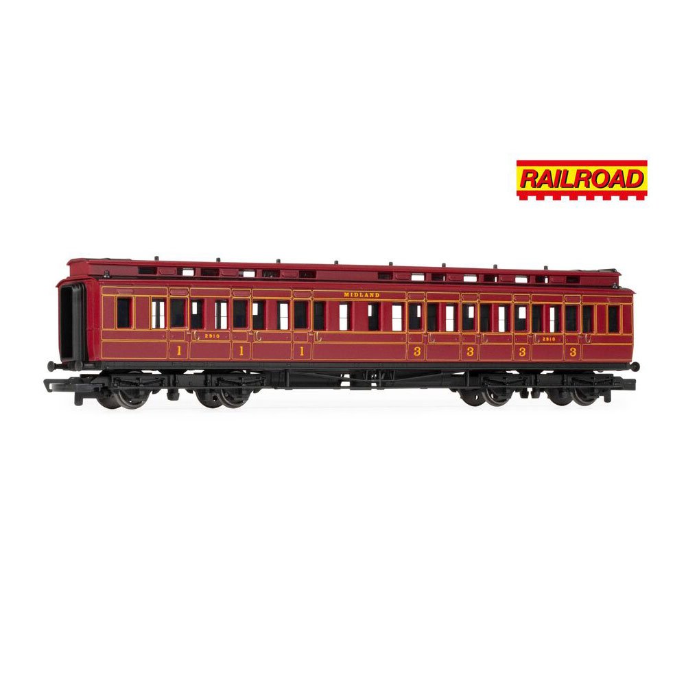 Hornby R30377 RailRoad: Midland Railway - Class 4P Compound - 1009 - Train Pack OO Scale