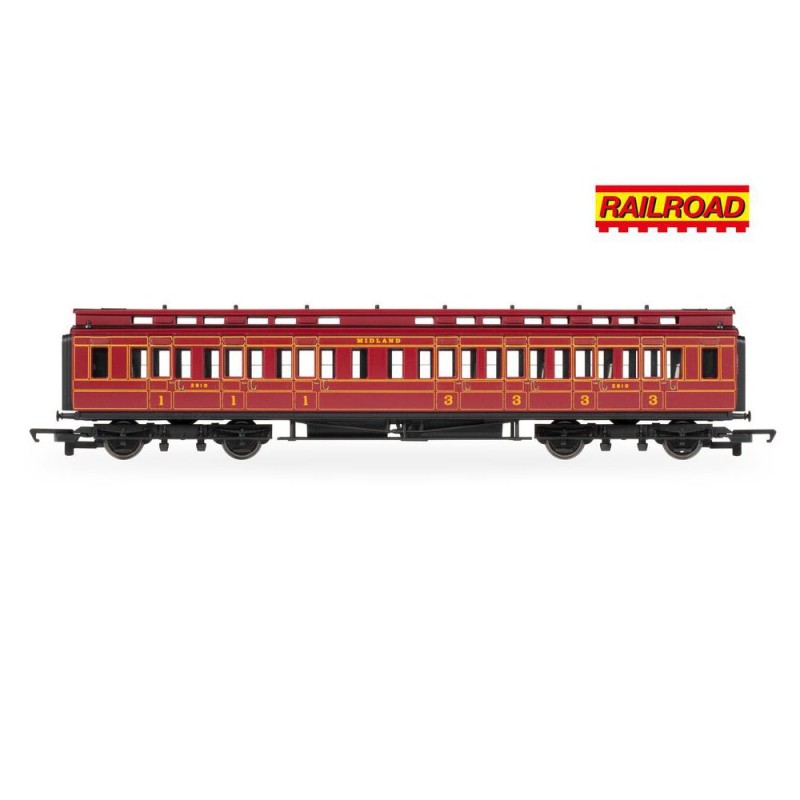 Hornby R30377 RailRoad: Midland Railway - Class 4P Compound - 1009 - Train Pack OO Scale