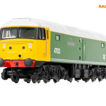 Hornby R30382 Railroad Plus BR Class 47 Co-Co 47522 Doncaster Enterprise Diesel Locomotive - Era 8