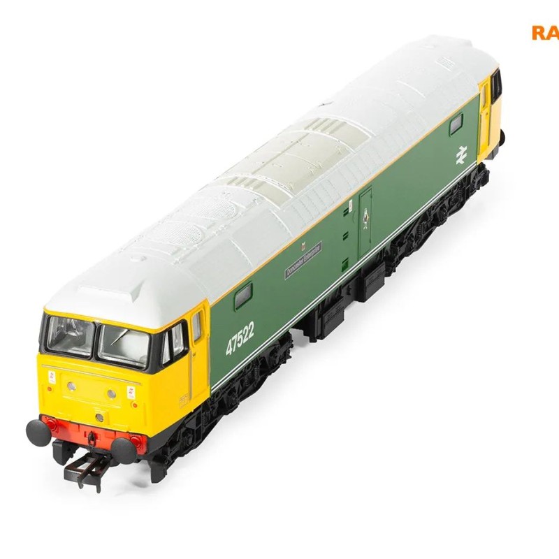 Hornby R30382 Railroad Plus BR Class 47 Co-Co 47522 Doncaster Enterprise Diesel Locomotive - Era 8