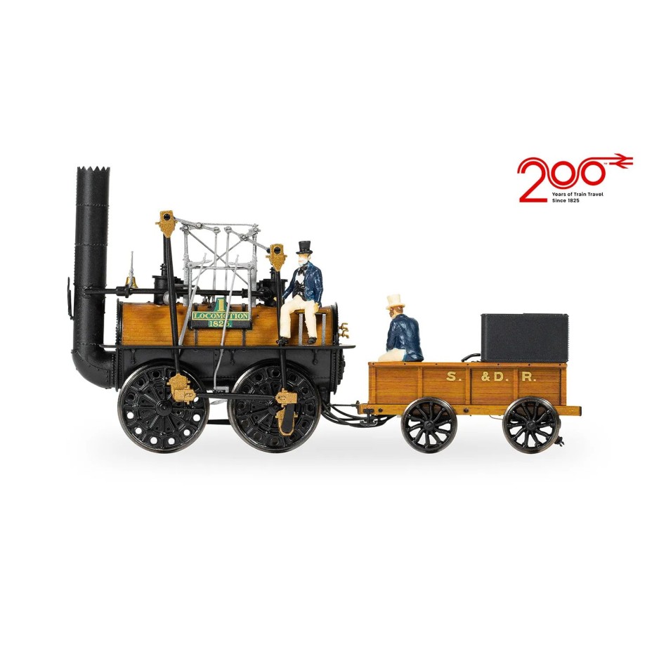 Hornby R30388 S&DR 200th Anniversary 0-4-0 Locomotion No.1 - Era 1 OO Scale