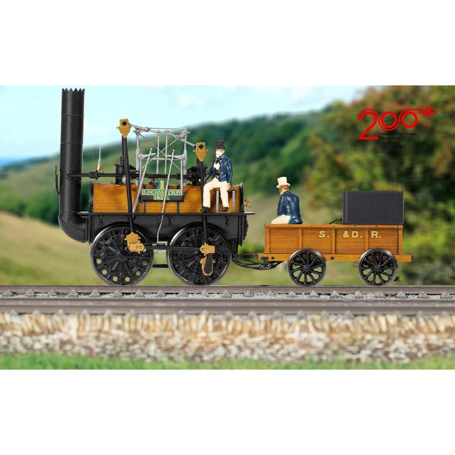 Hornby R30388 S&DR 200th Anniversary 0-4-0 Locomotion No.1 - Era 1 OO Scale