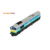 Hornby R30428 Railroad Plus Class 66 Aggregates Industries - 66711 Sence Diesel Locomotive - Era 11