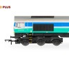 Hornby R30428 Railroad Plus Class 66 Aggregates Industries - 66711 Sence Diesel Locomotive - Era 11