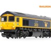 Hornby R30429 Railroad Plus Class 66 GBRf - Chinook 66723 Diesel Locomotive - Era 11