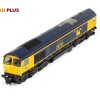 Hornby R30429 Railroad Plus Class 66 GBRf - Chinook 66723 Diesel Locomotive - Era 11