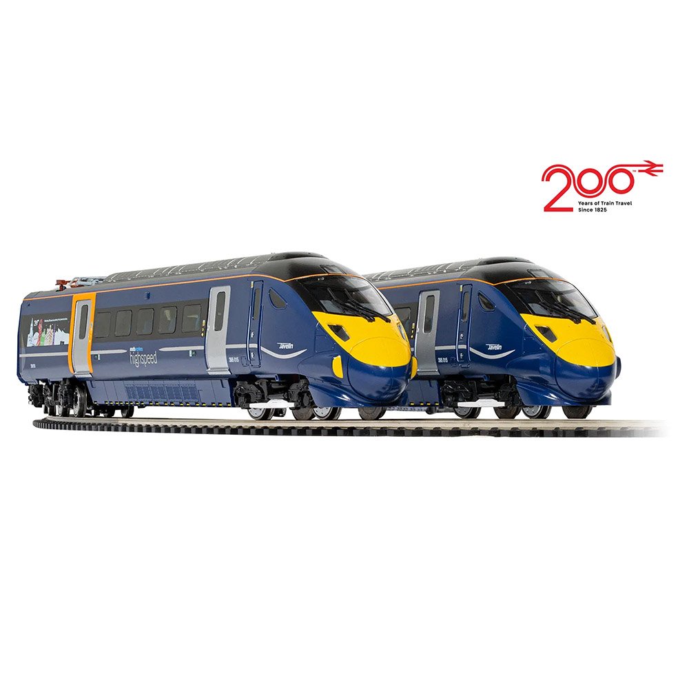 Hornby R30442 Southeastern - Class 395 - 395015 - 4 Car Train Pack (Railway 200) Limited Edition OO Scale - Era 11