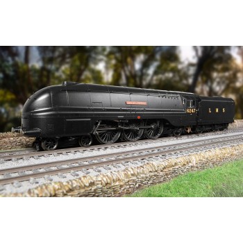 Hornby R30453 LMS - Streamlined Coronation Class 6247 Steam Loco Sir City of Liverpool - VE Day 80th Anniversary - Era 3