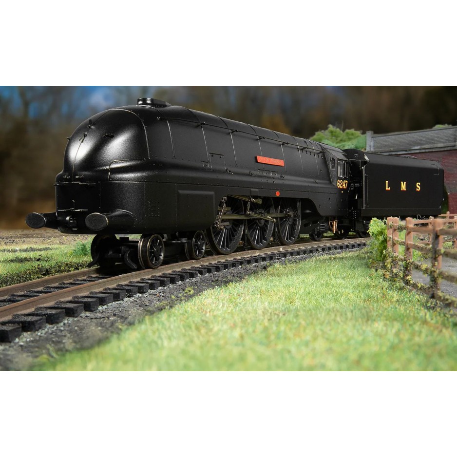 Hornby R30453 LMS - Streamlined Coronation Class 6247 Steam Loco Sir City of Liverpool - VE Day 80th Anniversary - Era 3