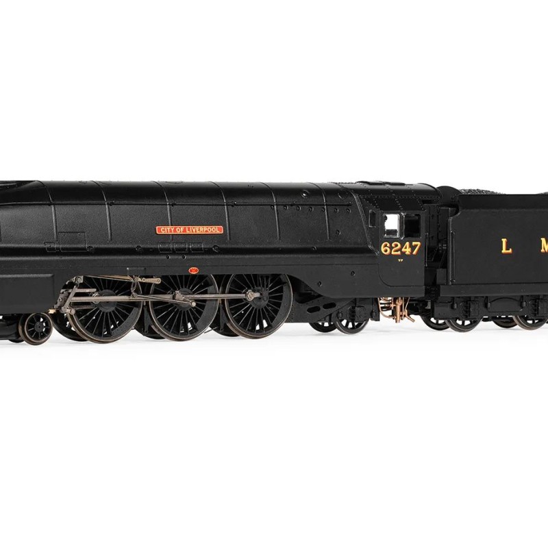 Hornby R30453 LMS - Streamlined Coronation Class 6247 Steam Loco Sir City of Liverpool - VE Day 80th Anniversary - Era 3