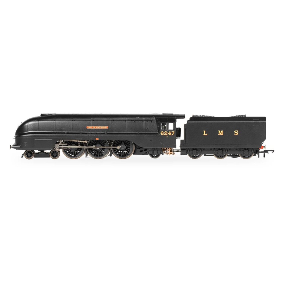 Hornby R30453 LMS - Streamlined Coronation Class 6247 Steam Loco Sir City of Liverpool - VE Day 80th Anniversary - Era 3