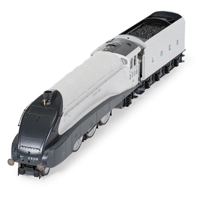 Hornby R30456 Dublo LNER Class A4 4-6-2 2509 Steam Loco Silver Link - Silver Jubilee Collection - Era 4