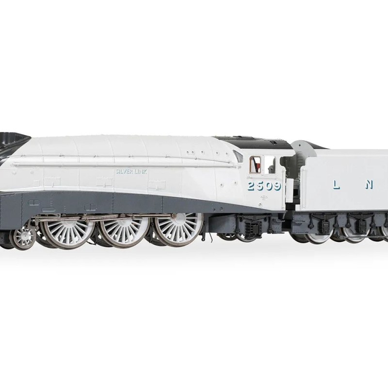 Hornby R30456 Dublo LNER Class A4 4-6-2 2509 Steam Loco Silver Link - Silver Jubilee Collection - Era 4