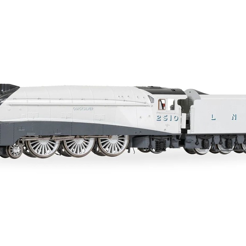Hornby R30457 Dublo LNER Class A4 4-6-2 2510 Steam Loco Quicksilver - Silver Jubilee Collection - Era 4