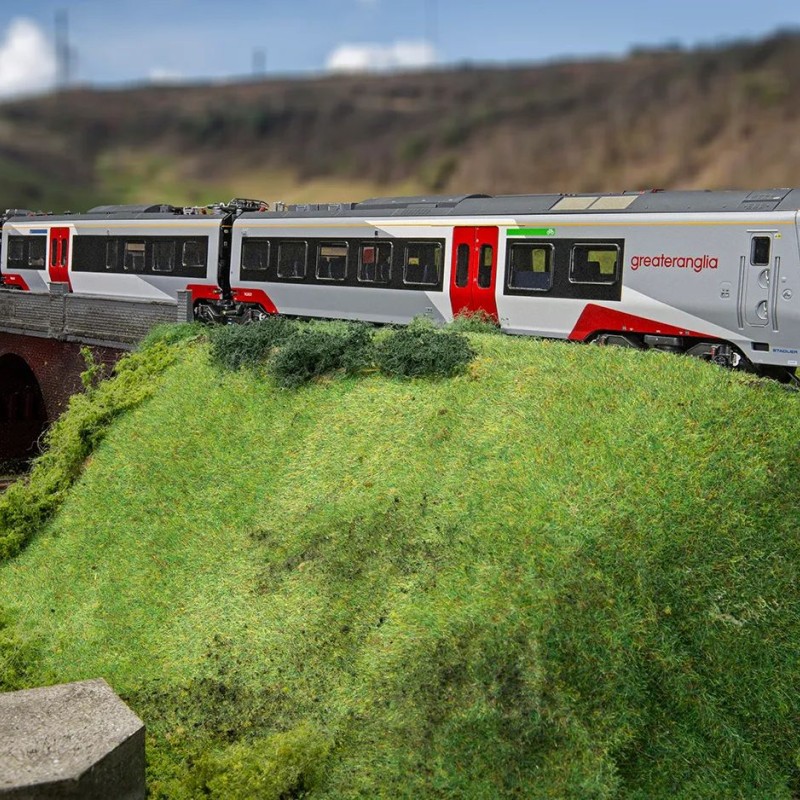 Hornby R3963 Greater Anglia Class 755/3 FLIRT 3 Car Passenger Train Set - Era 11 OO Scale