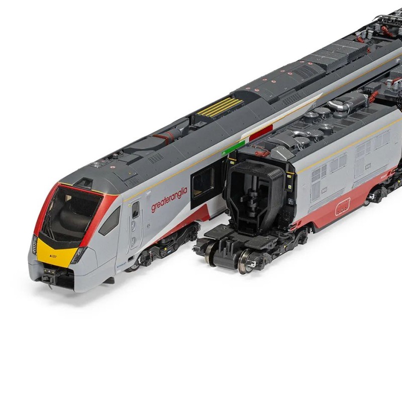 Hornby R3963 Greater Anglia Class 755/3 FLIRT 3 Car Passenger Train Set - Era 11 OO Scale