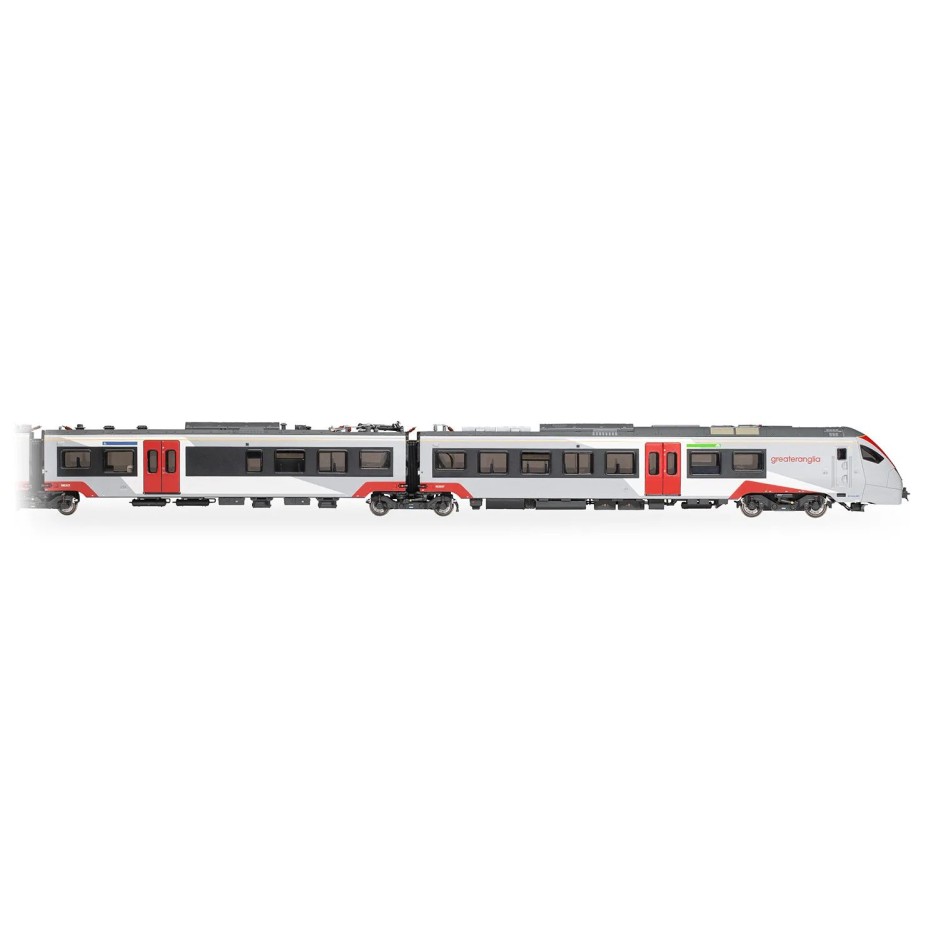 Hornby R3963 Greater Anglia Class 755/3 FLIRT 3 Car Passenger Train Set - Era 11 OO Scale