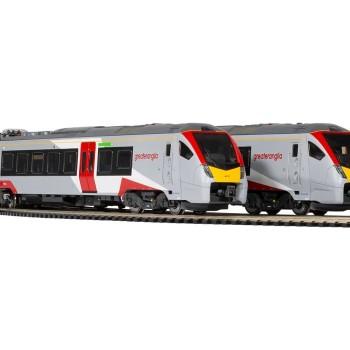 Hornby R3964 Greater Anglia Class 755/4 FLIRT 4 Car Passenger Train Set - Era 11 OO Scale