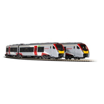 Hornby R3964 Greater Anglia Class 755/4 FLIRT 4 Car Passenger Train Set - Era 11 OO Scale